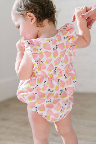 Betsy Romper - Pink Berry