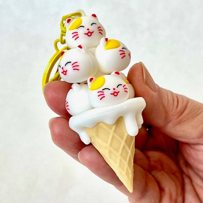 CAT CONE KEY CHARM