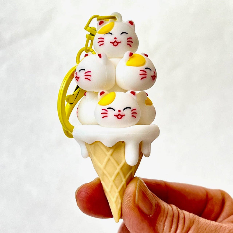 CAT CONE KEY CHARM