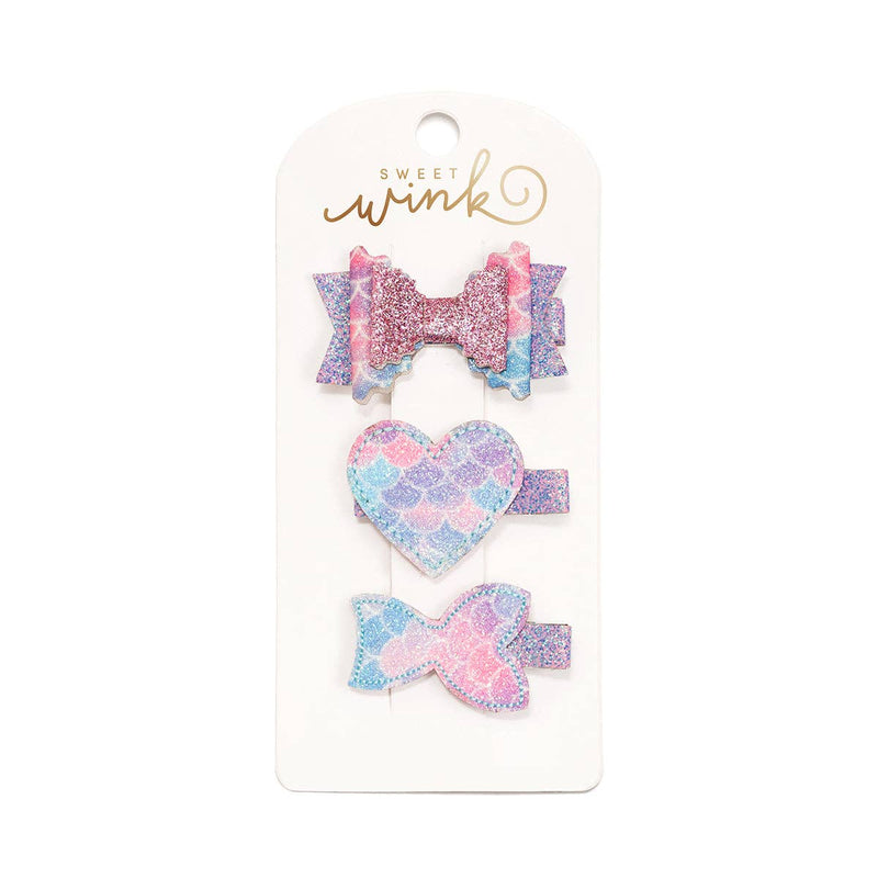 Mermaid Shimmer Clip Set