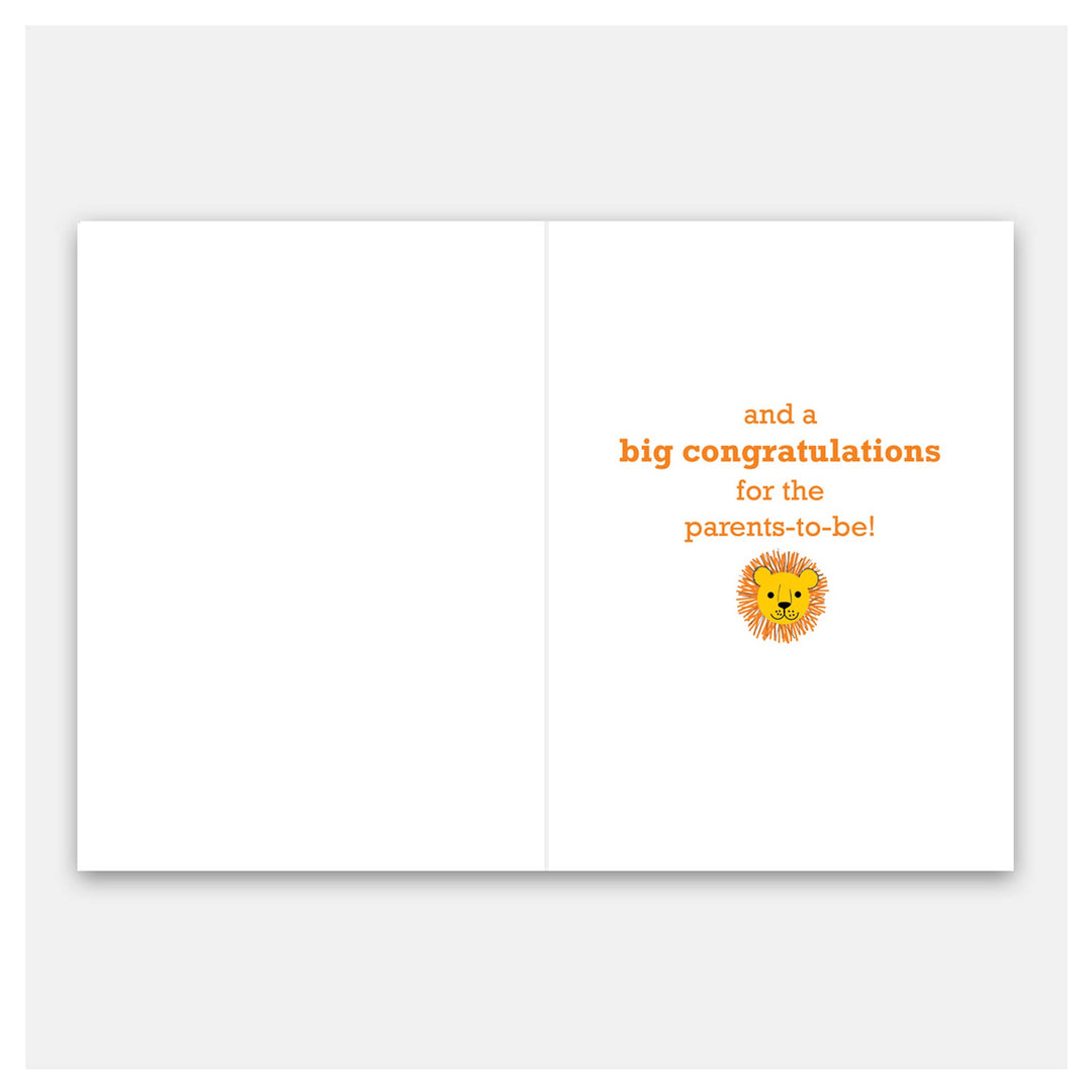 Rock Scissor Paper - Lion - Baby Card