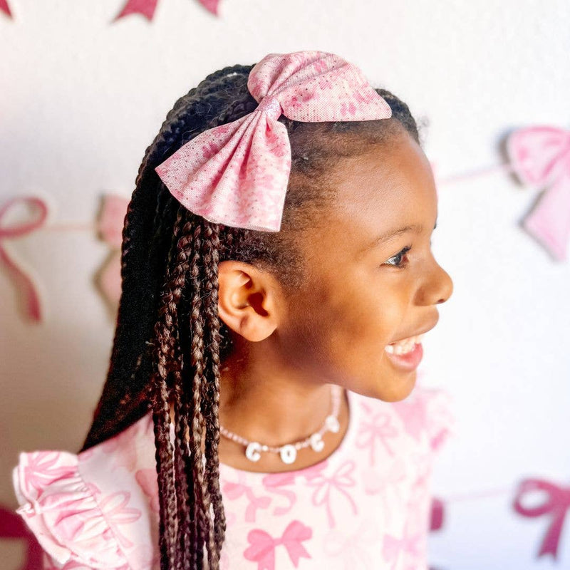 Coquette Tulle Bow Headband - Kids Hair Accessory