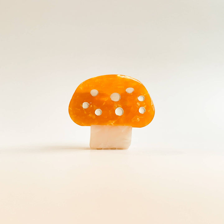 Small Mushroom Claw Clip