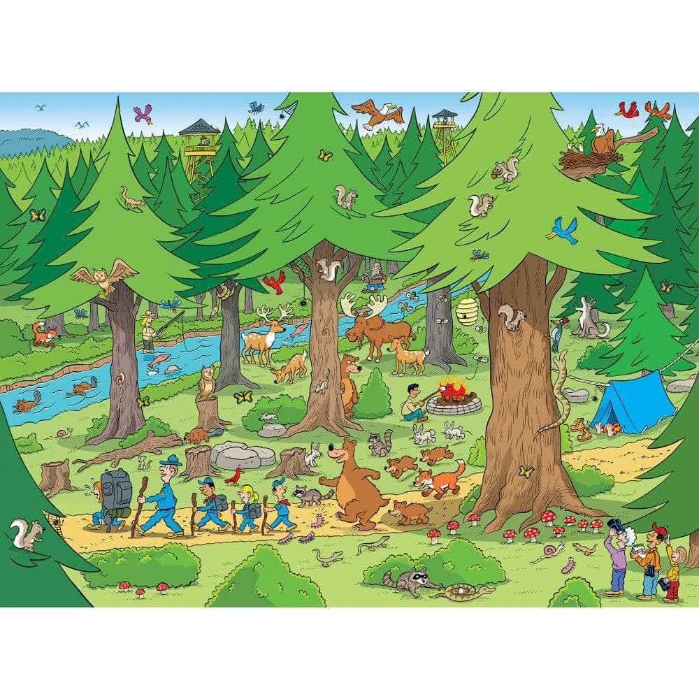101 Things to Spot in the Woods - 101 piece puzzle