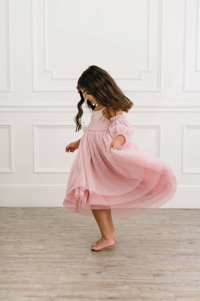 Everly Dress - Pink Rose Ombre