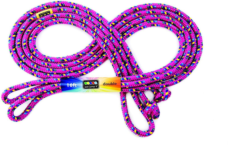 Raspberry 16Ft Jump Rope - Confetti By Just Jump It