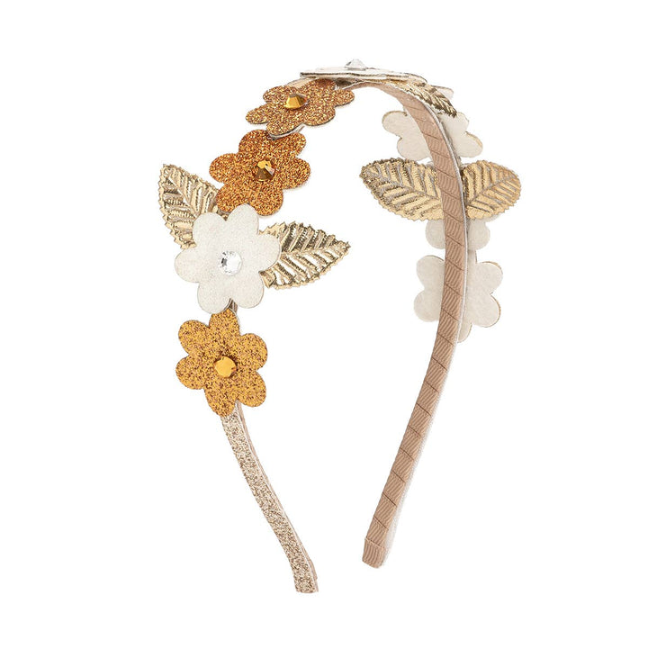 Fall Floral Glitter Headband