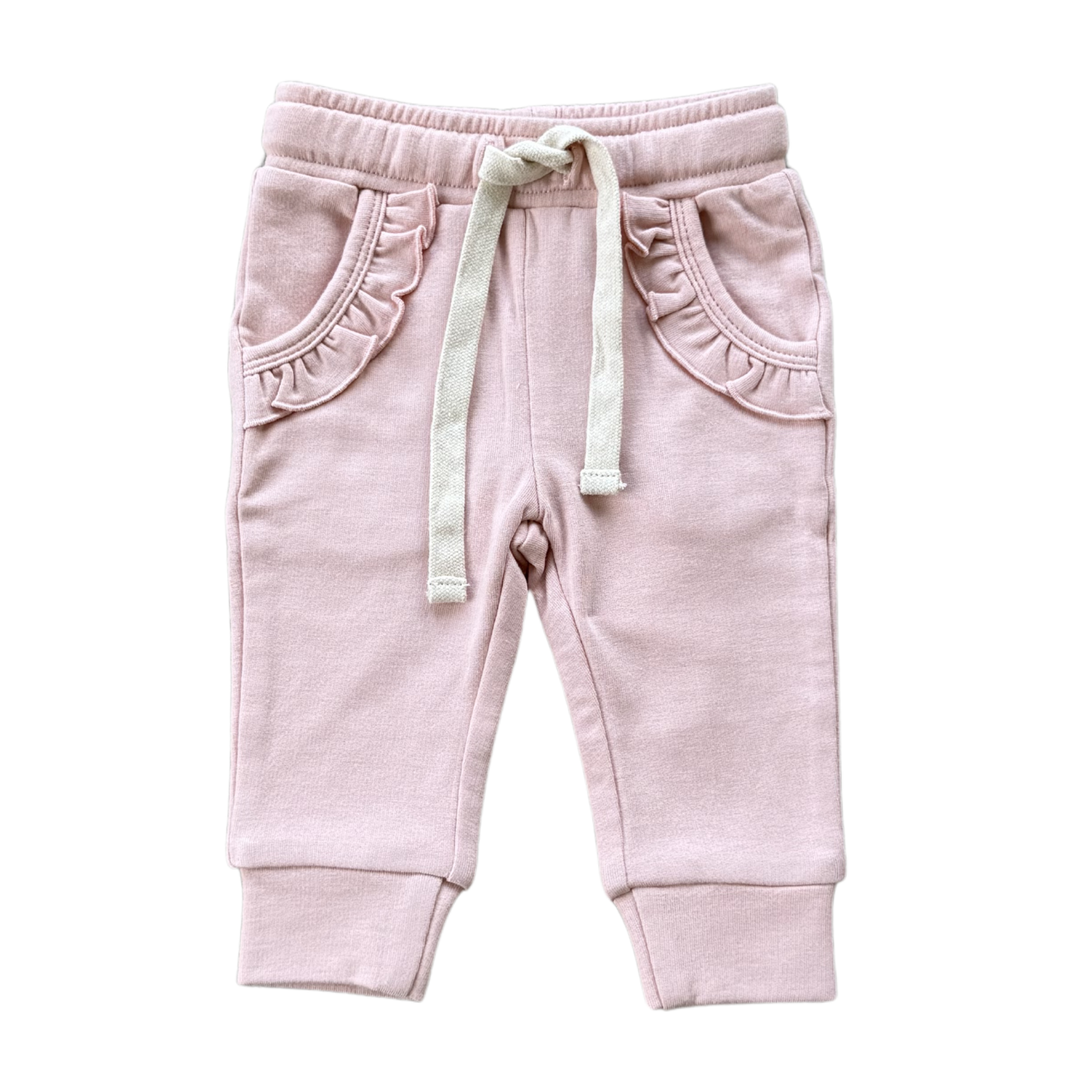 Girl's Joggers - Holiday Blush
