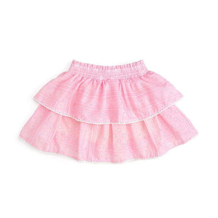 Pink Bandana Western Skirt