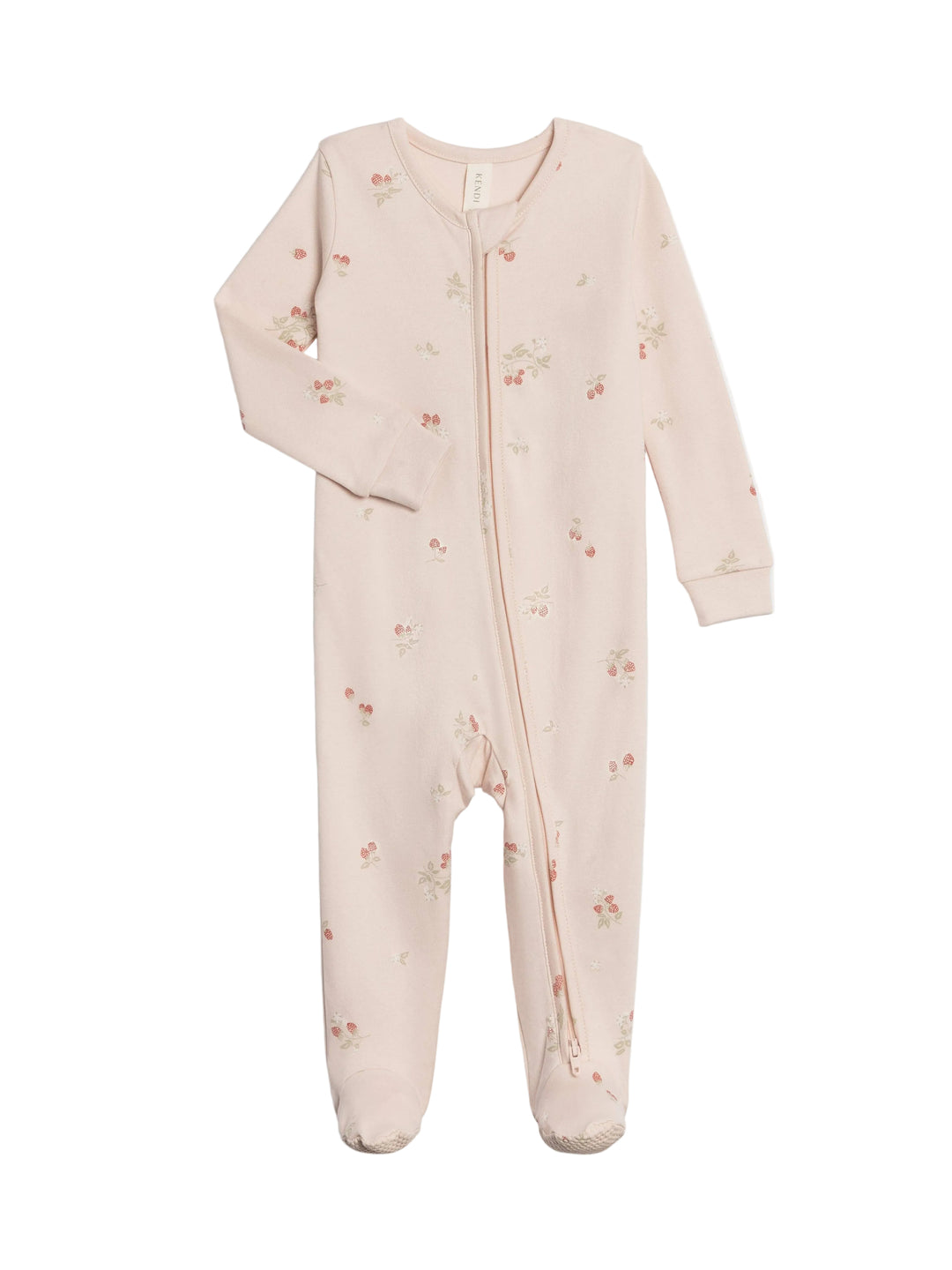 Peyton Zipper Sleeper - Raspberries
