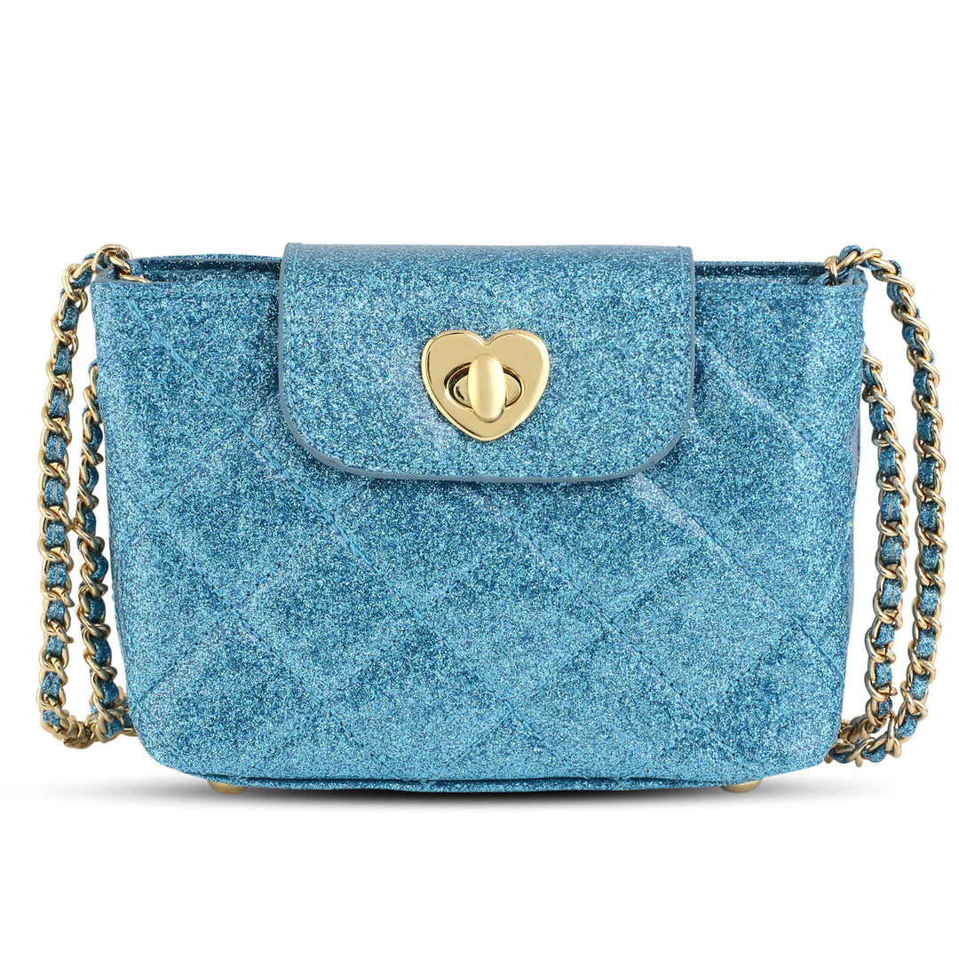 Paige Quilted Glitter Purse