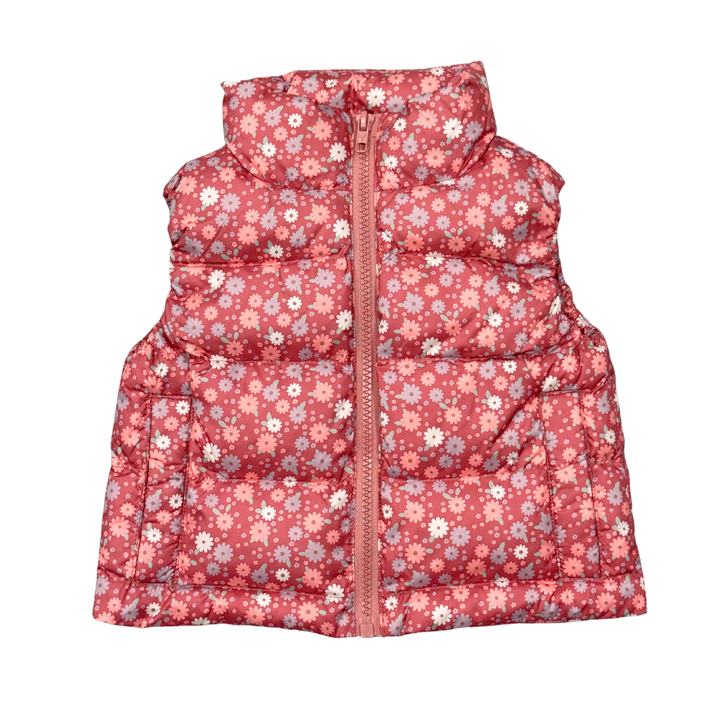 Puffer Vest - Tiny Petals