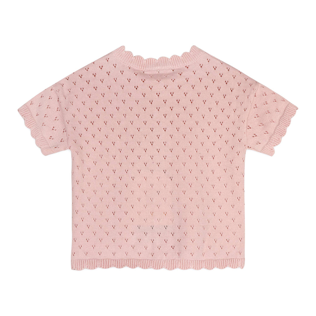Emily Pointelle Shirt & Shorts Set
