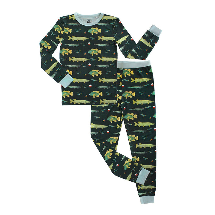Gone Fishing Bamboo Pajama Set