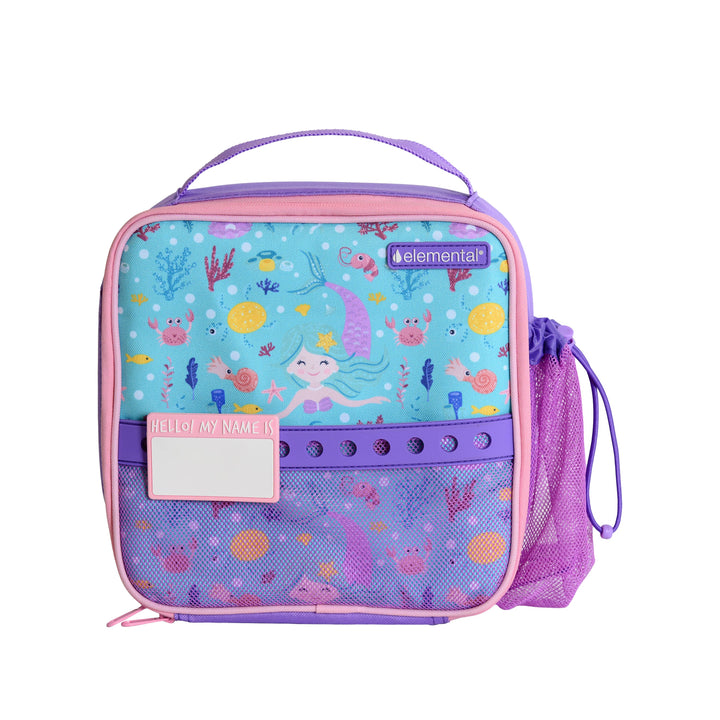 Insulated Lunch Bag+Bottle - Mermaid