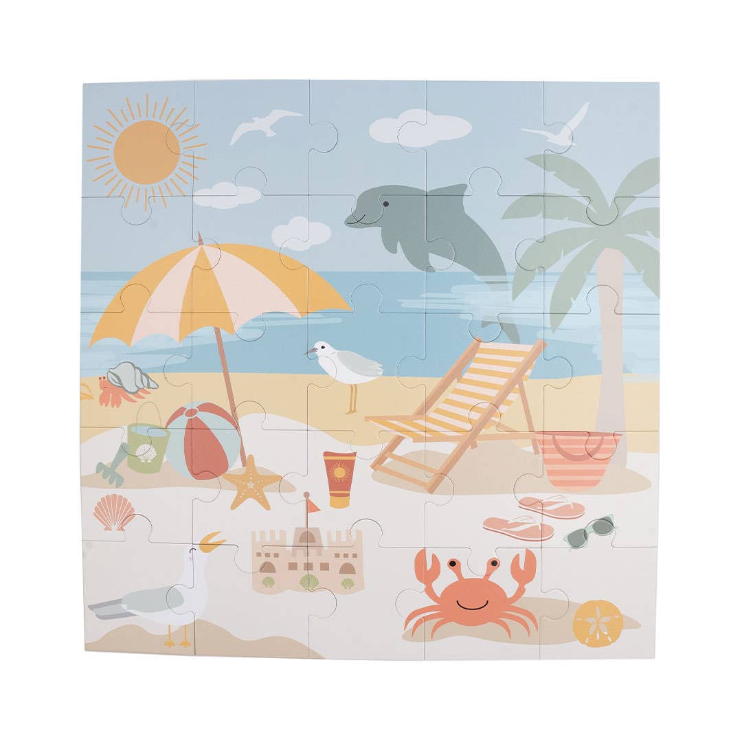 Beach Day 25 Piece Floor Puzzle