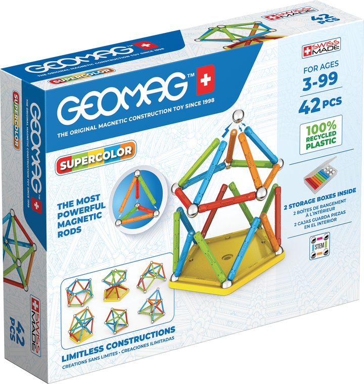 Geomag™ Supercolor Magnetic Playset