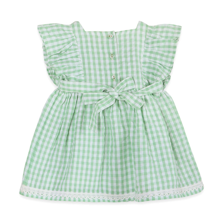 Forest Gingham Dress + Bloomer