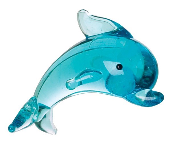 Mini Glass Dolphin