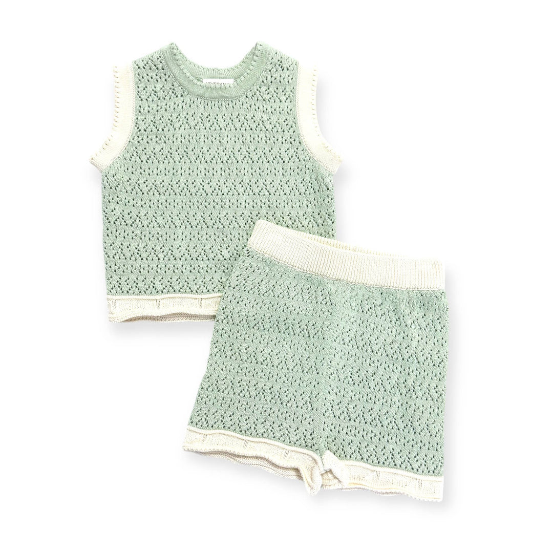 Poppy Textured Tank & Shorts Set