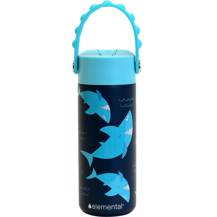 Fidget Handle Bottle 18oz - Sharks Ahoy