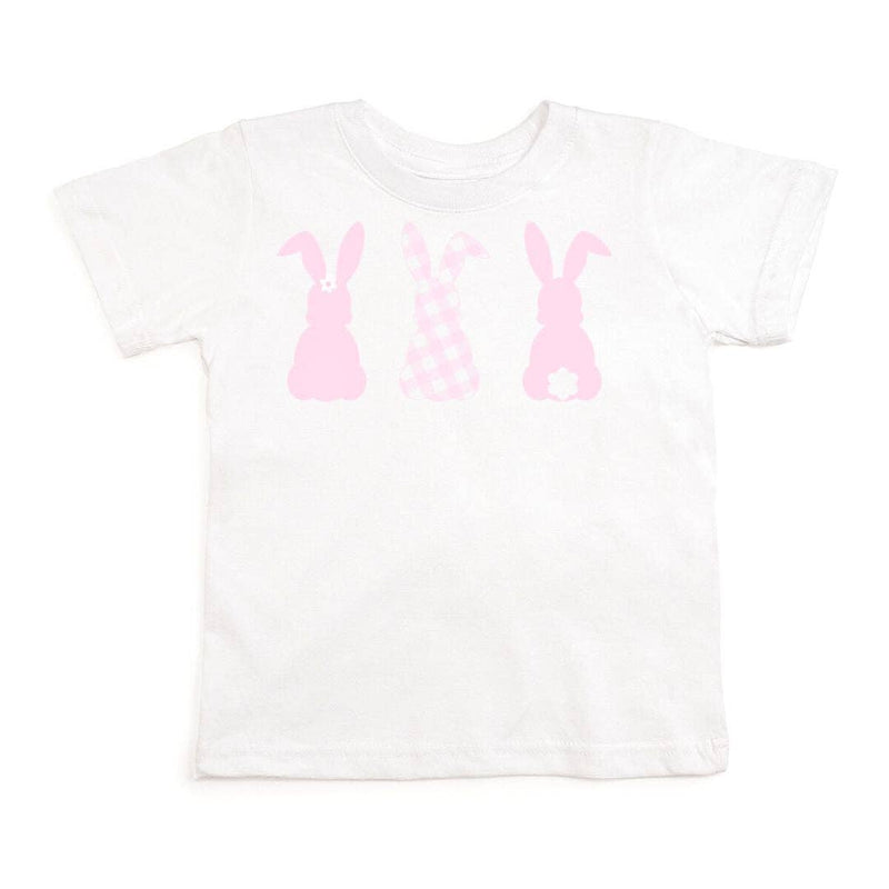 Gingham Bunny Short Sleeve Shirt - Kids Easter Tee