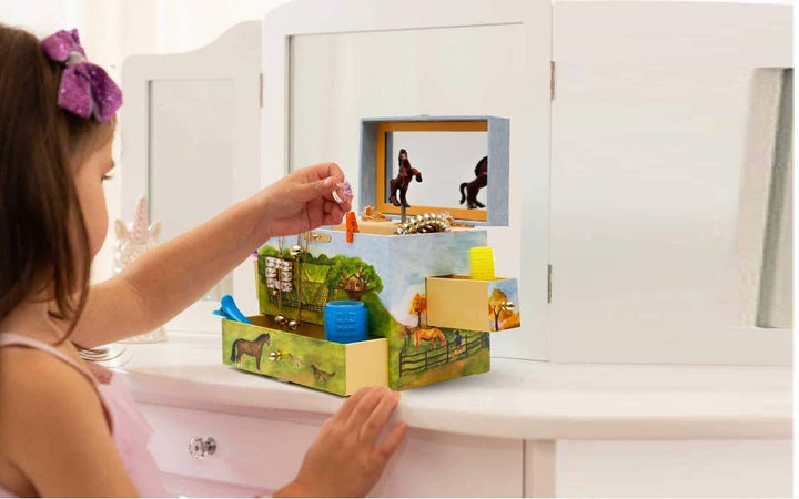 Horse Musical Jewelry Box