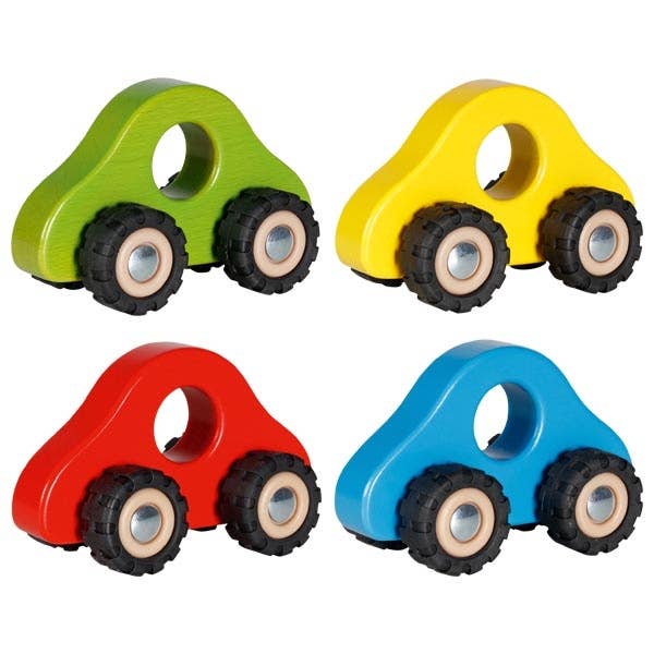 European-made wooden push car