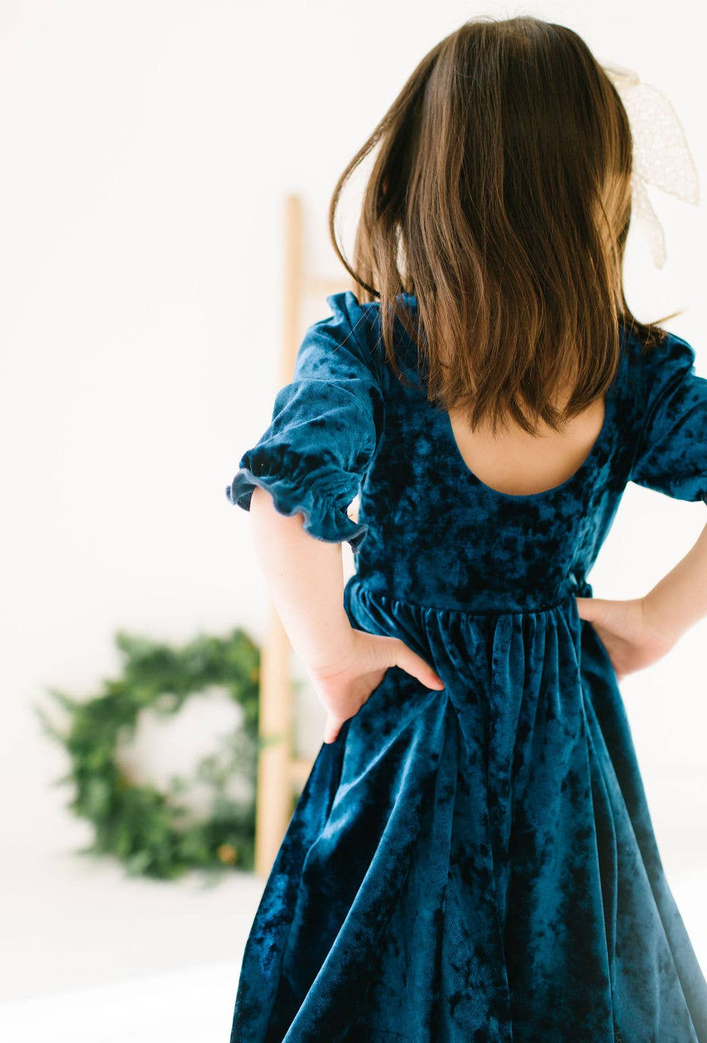 Pippa Dress in Crushed Blue