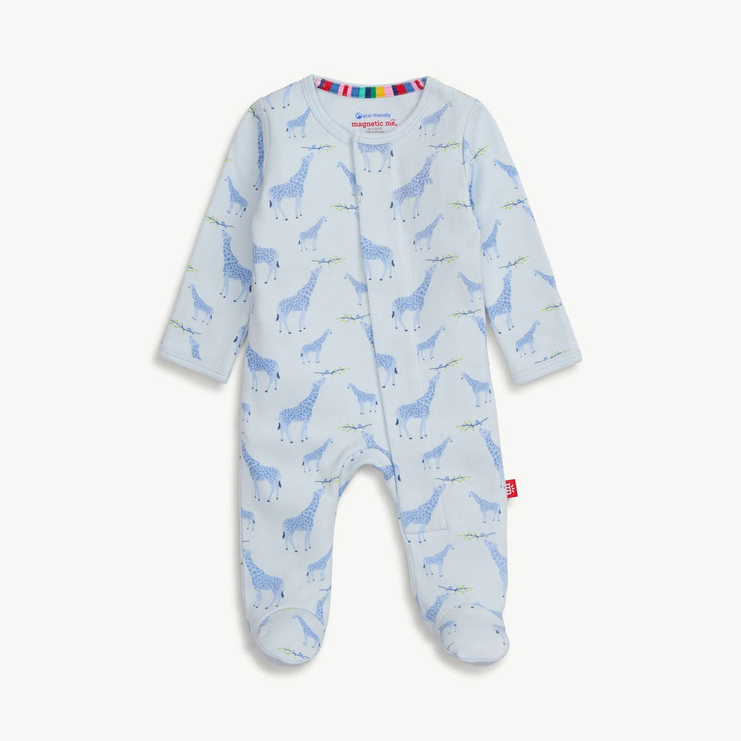 Jolie Giraffe Footie - Blue