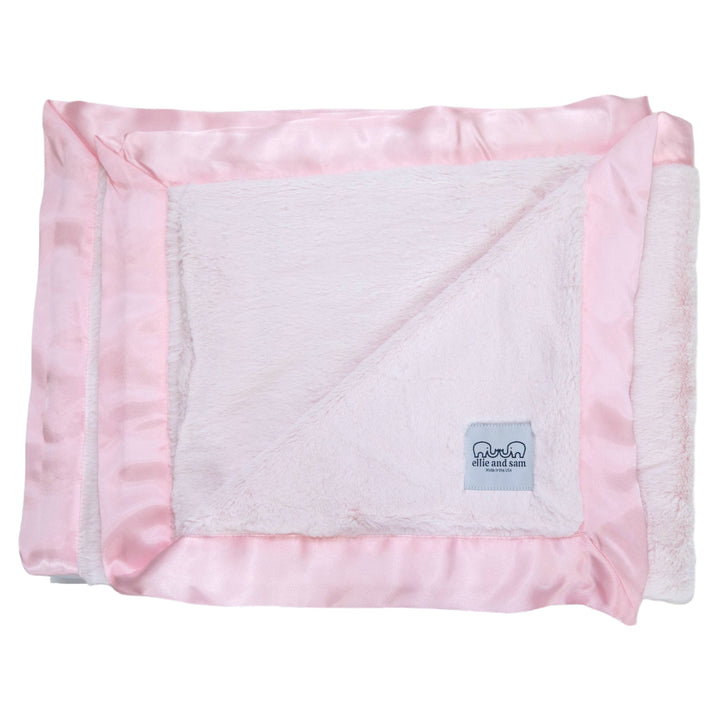 Luxury Satin (Border) Blanket - Pink