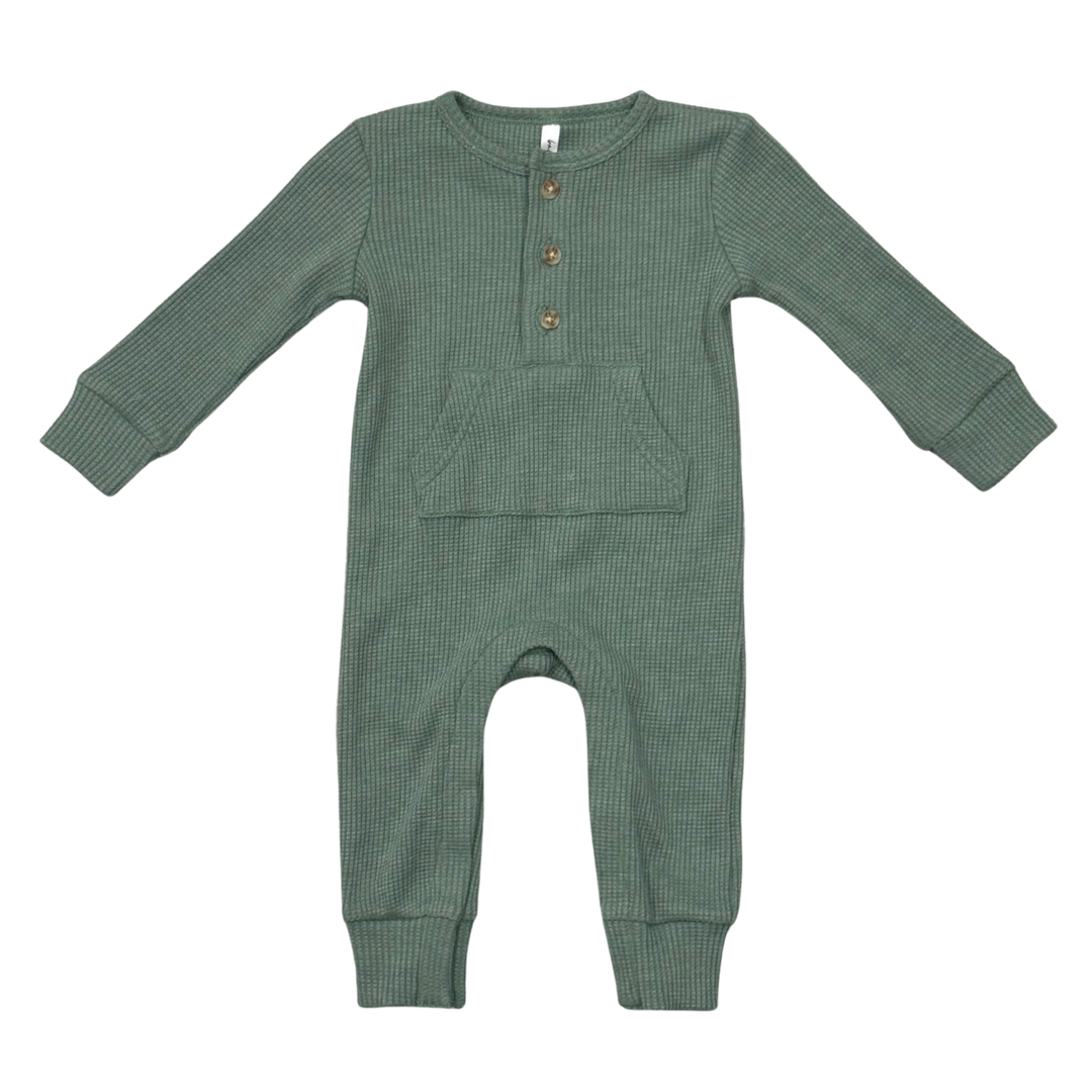 Henley Waffle Romper