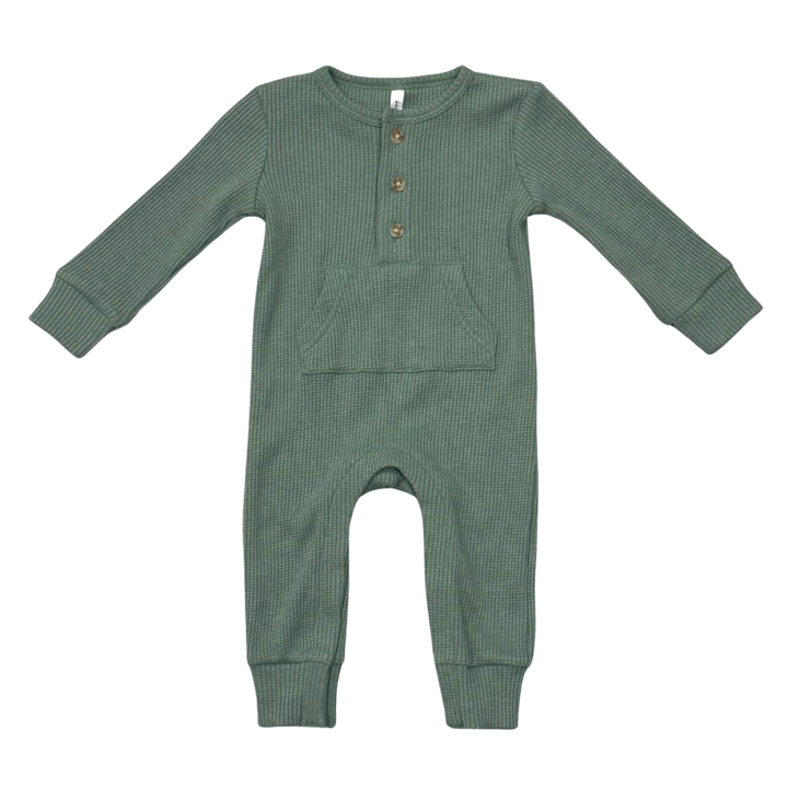 Henley Waffle Romper