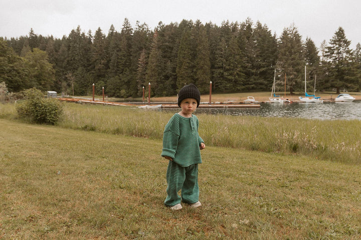 Micky Set - Green Stripe