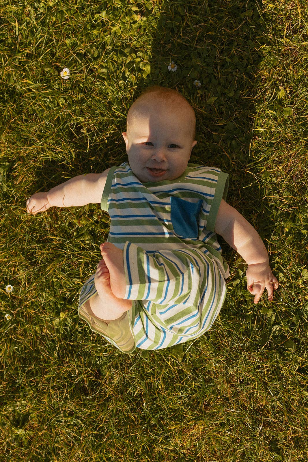 Jensen Set - Blue/Green Stripe