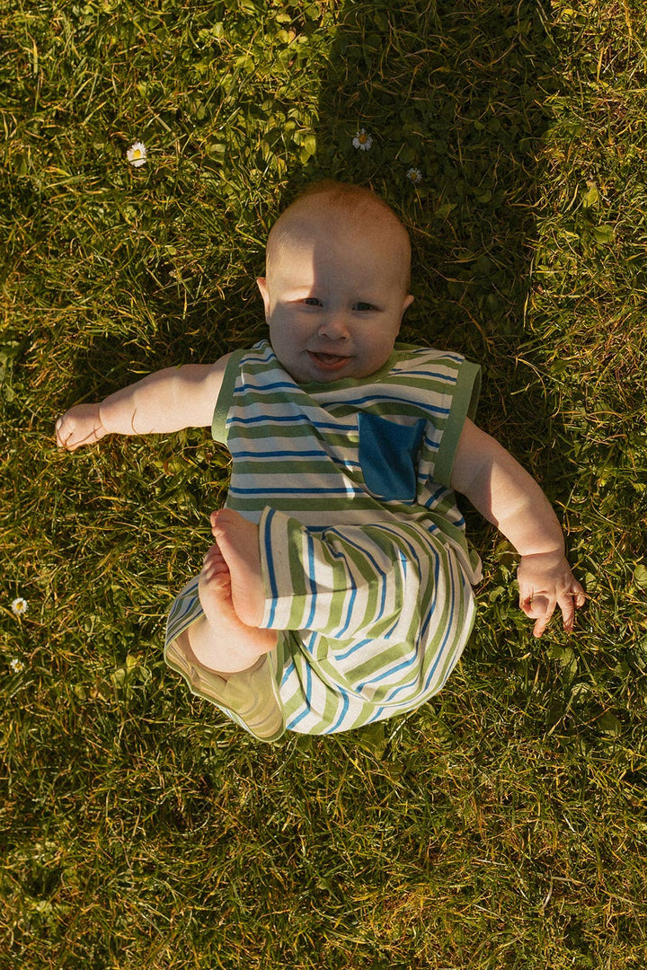 Jensen Set - Blue/Green Stripe
