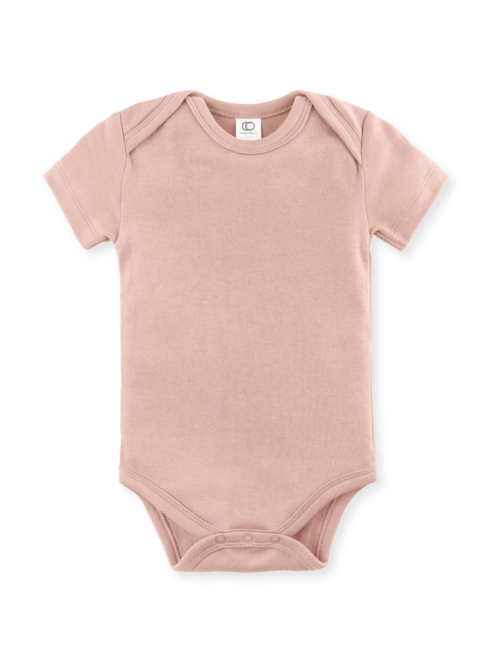 Short Sleeve Bodysuit - Blush