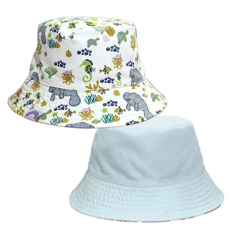 Manatee Kids Reversible Bucket Hat