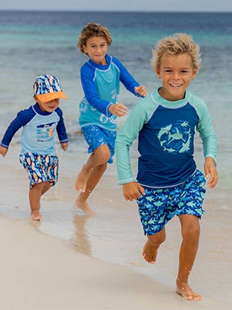 Graphic Rash Guard - Vintage Paradise