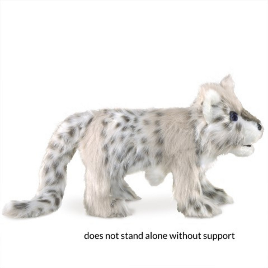 Leopard Snow Cub Puppet