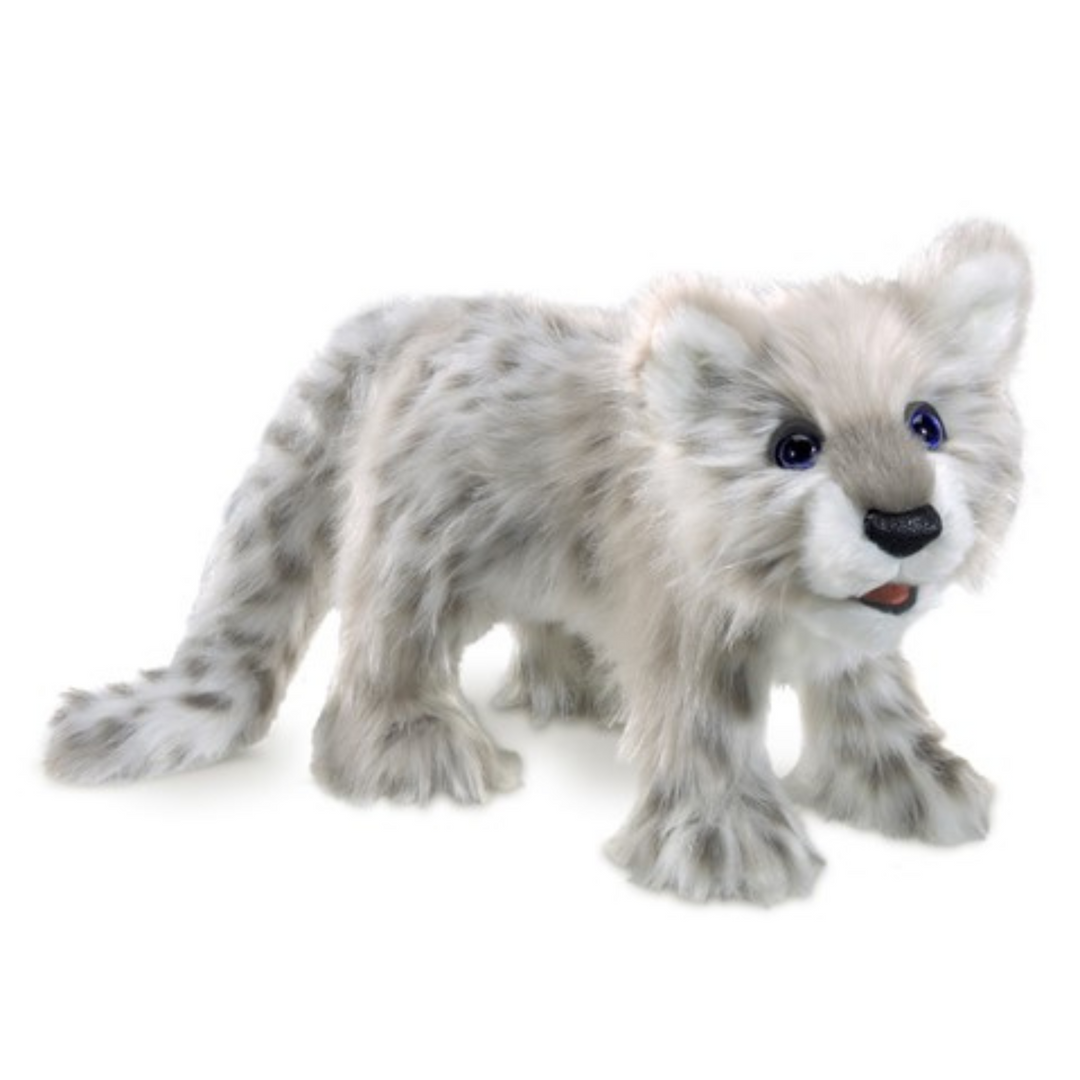 Leopard Snow Cub Puppet