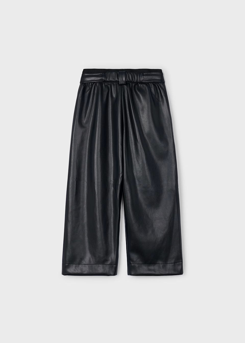 Leather Belted Pants