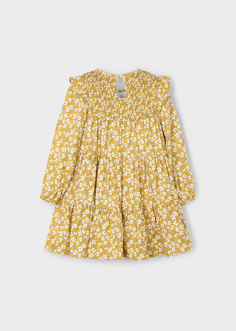Smocked Floral Dress