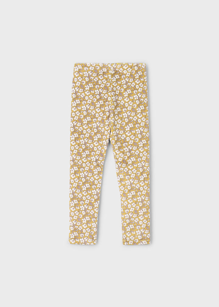 Floral Print Velvet Leggings