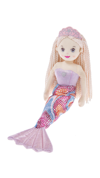 18"SHIMMER MERMAID,SHELLY