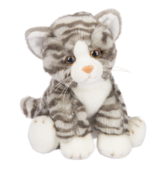 Gray Tabby Cat Stuffed Animal