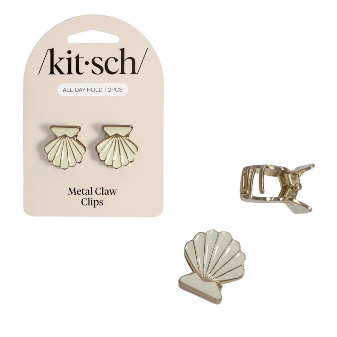 Metal Shell Hair Clip Set