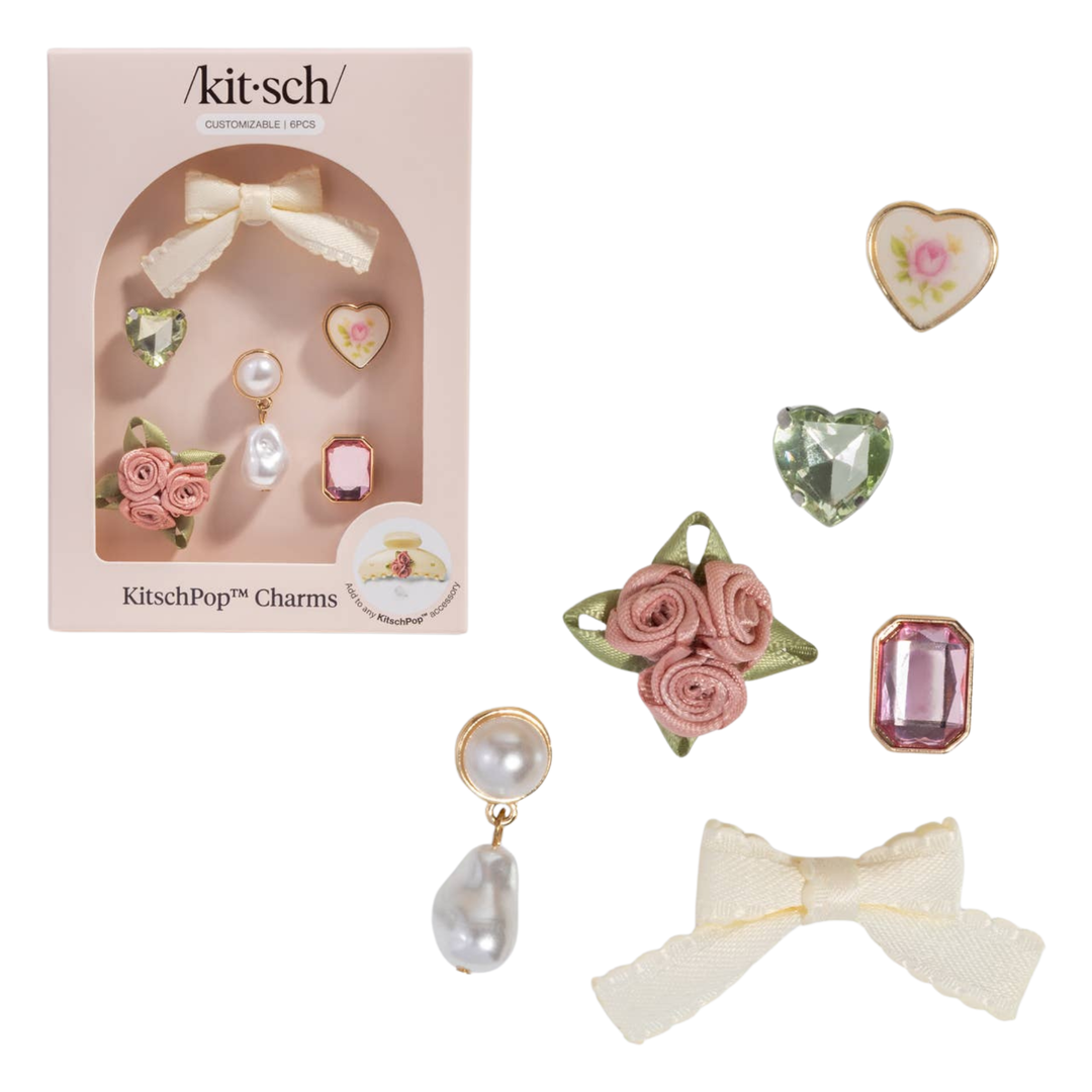 Charms 6pc Set - Vintage Pink