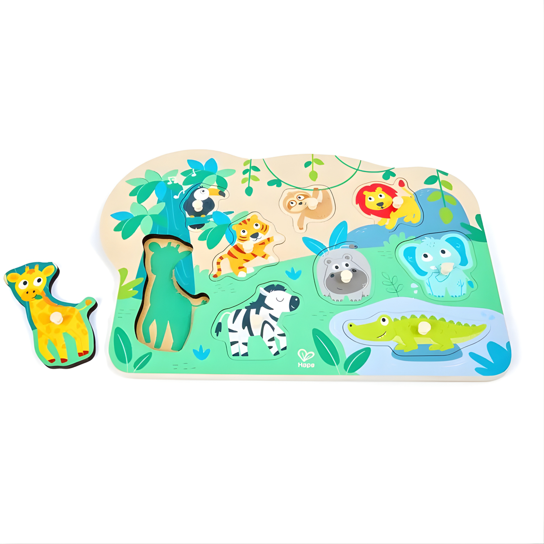 Wild Animals Peg Puzzle