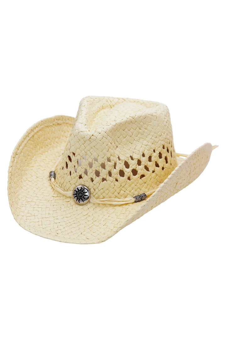 Kids Straw Cowboy Hat